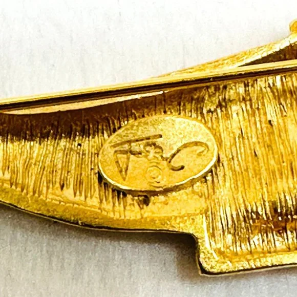 Vintage Jackie Collins Leaping Panther Figural Brooch - Picture 7 of 7